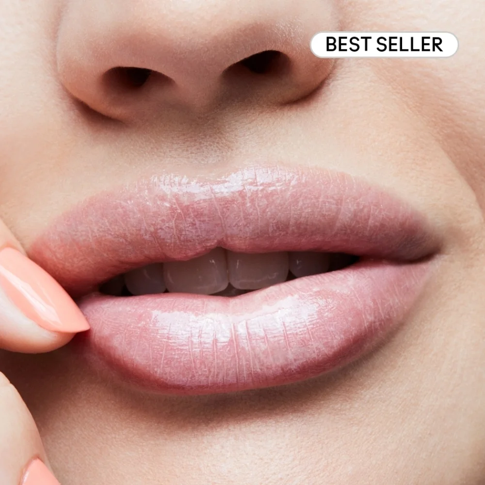 MAC Cosmetics Lipglass C-Thru Peachy Beige Shimmer Brand New in Box Authentic